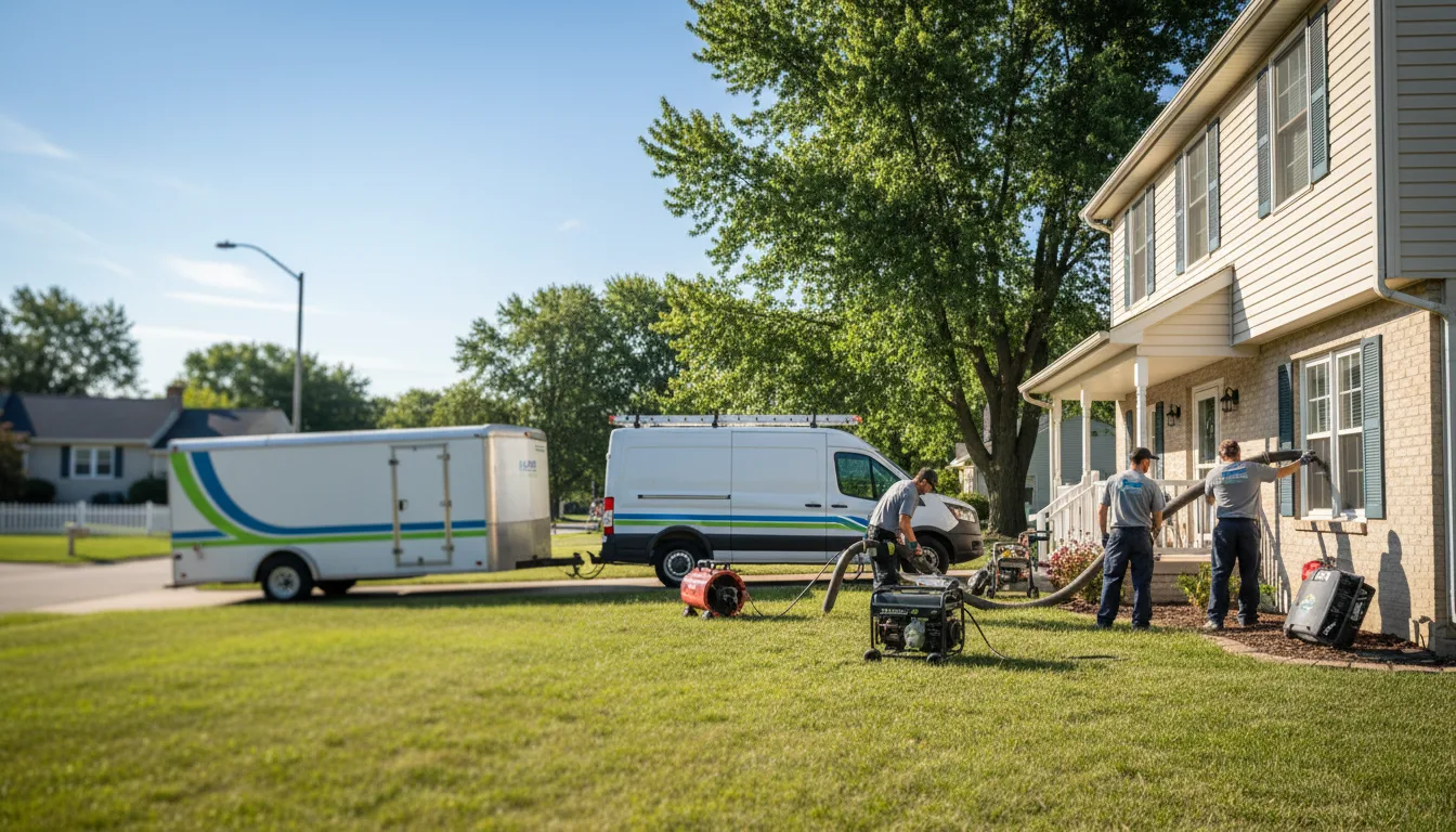 Flooded Basement Restoration And Cleanup With Repair in Tamarack, MN near me